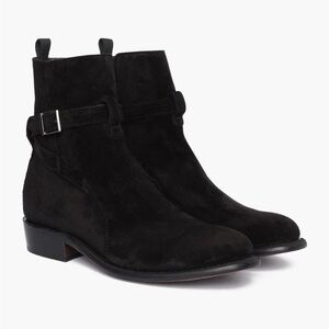 Thursday Boot Company Rogue Jodhpur Men's 13 Boots Pull On‎ Black Suede Buckle